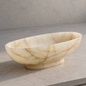 Cuenco Ovalado con Pedestal